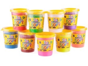 Massa de Modelar Soft 500g Acrilex - Cores