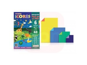 Bloco Ecocores Papel Que Se Dobra