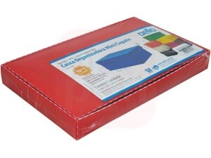 Caixa Organizadora para Sapato Vermelha 28x17x20 - Dello