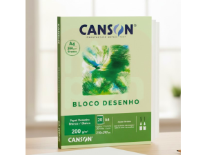 Bloco A4 200g Desenho